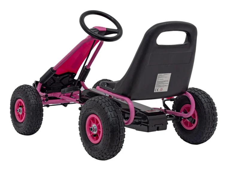 Air Perhour Pedalni Go Kart Ružičasti 7