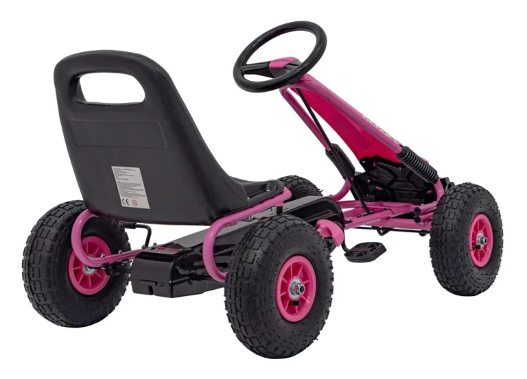 Air Perhour Pedalni Go Kart Ružičasti 9