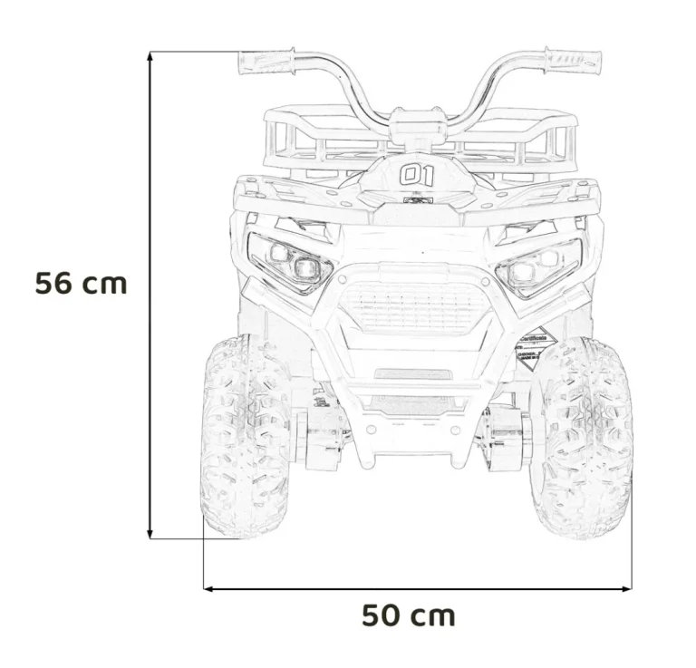 Atv Robust 01 Quad Na Akumulator, Plavi 2