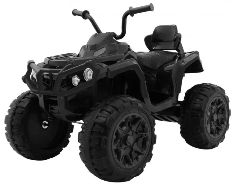 Atv Quad Na Akumulator S Eva Kotačima, Crni 1