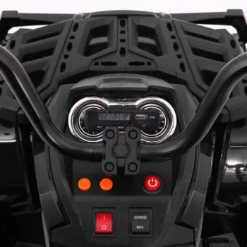Atv Quad Na Akumulator S Eva Kotačima, Crni 10