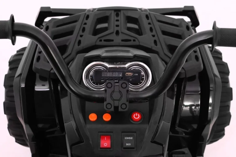 Atv Quad Na Akumulator S Eva Kotačima, Crni 10