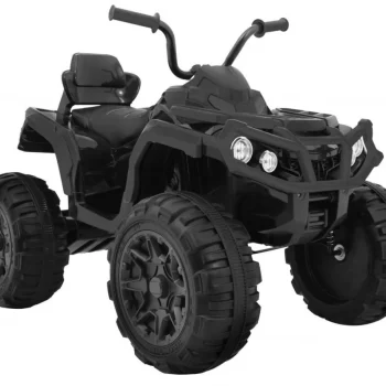 Atv Quad Na Akumulator S Eva Kotačima, Crni 2