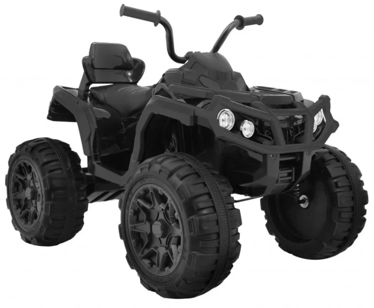 Atv Quad Na Akumulator S Eva Kotačima, Crni 2