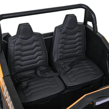 Atv Trkaća Kolica Za 2 Djece Zlatna + 4x4 Pogon + Daljinski Upravljač + Spori Start + Mp3 Led 11