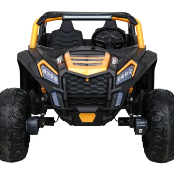 Atv Trkaća Kolica Za 2 Djece Zlatna + 4x4 Pogon + Daljinski Upravljač + Spori Start + Mp3 Led 3