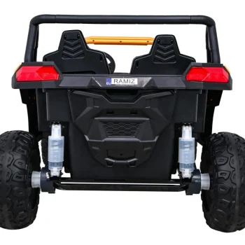 Atv Trkaća Kolica Za 2 Djece Zlatna + 4x4 Pogon + Daljinski Upravljač + Spori Start + Mp3 Led 6