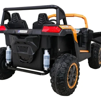 Atv Trkaća Kolica Za 2 Djece Zlatna + 4x4 Pogon + Daljinski Upravljač + Spori Start + Mp3 Led 9