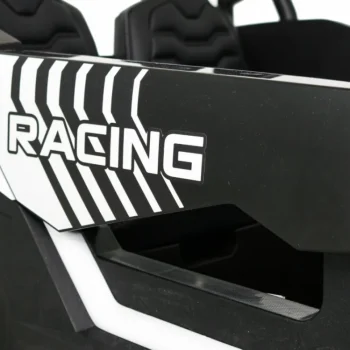 Atv Trkaći Buggy Za 2 Djece Bijeli + 4x4 Pogon + Daljinski Upravljač + Spori Start + Mp3 Led, Bijela 13