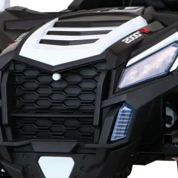 Atv Trkaći Buggy Za 2 Djece Bijeli + 4x4 Pogon + Daljinski Upravljač + Spori Start + Mp3 Led, Bijela 15