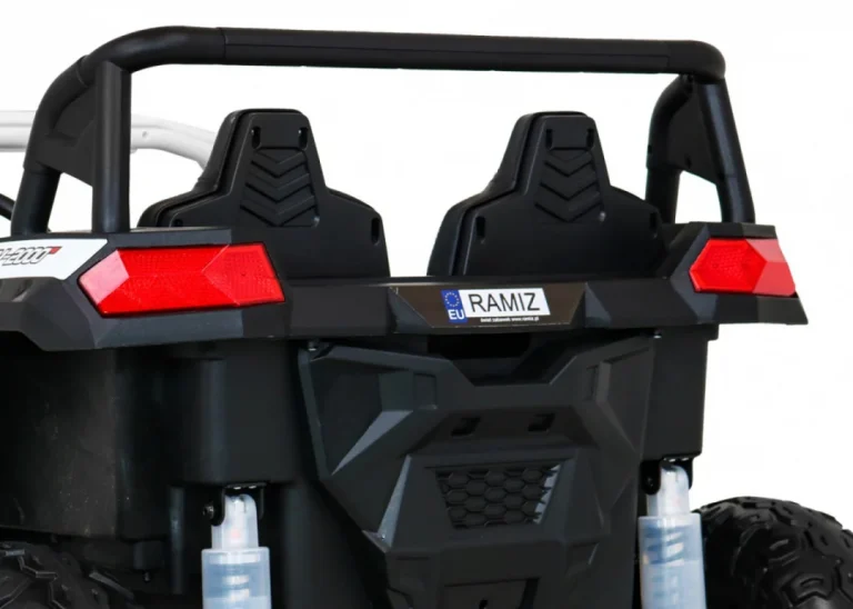 Atv Trkaći Buggy Za 2 Djece Bijeli + 4x4 Pogon + Daljinski Upravljač + Spori Start + Mp3 Led, Bijela 17