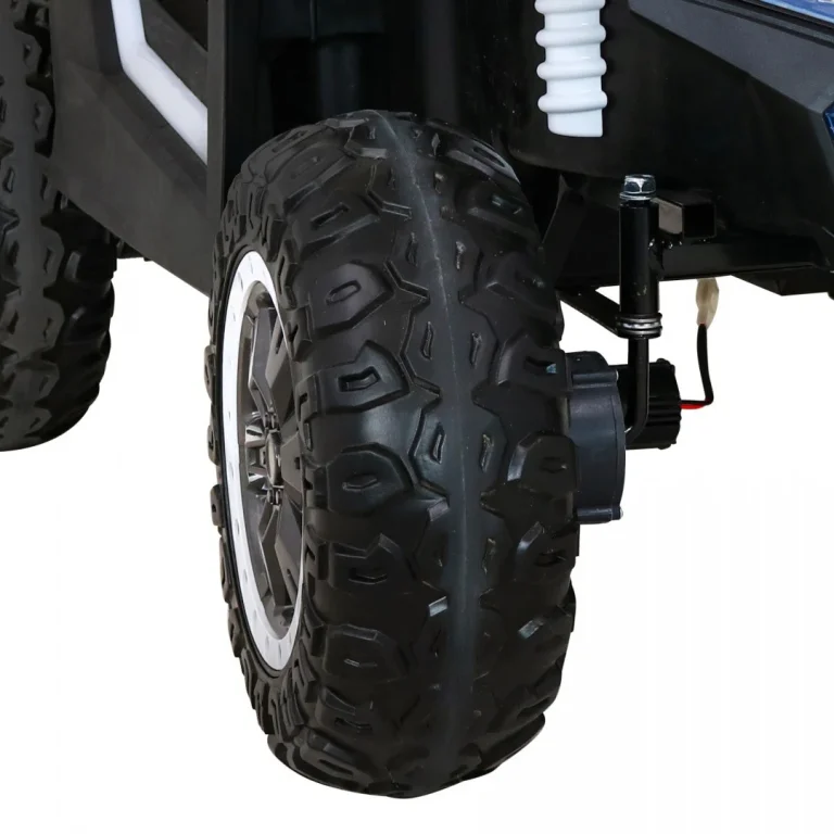 Atv Trkaći Buggy Za 2 Djece Bijeli + 4x4 Pogon + Daljinski Upravljač + Spori Start + Mp3 Led, Bijela 19