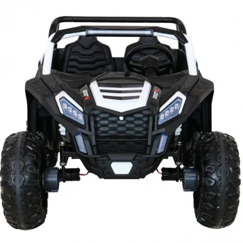 Atv Trkaći Buggy Za 2 Djece Bijeli + 4x4 Pogon + Daljinski Upravljač + Spori Start + Mp3 Led, Bijela 3