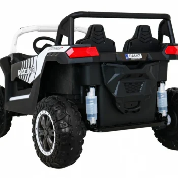 Atv Trkaći Buggy Za 2 Djece Bijeli + 4x4 Pogon + Daljinski Upravljač + Spori Start + Mp3 Led, Bijela 5
