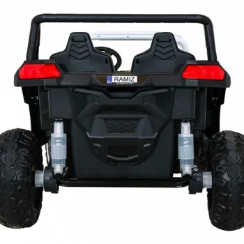 Atv Trkaći Buggy Za 2 Djece Bijeli + 4x4 Pogon + Daljinski Upravljač + Spori Start + Mp3 Led, Bijela 6
