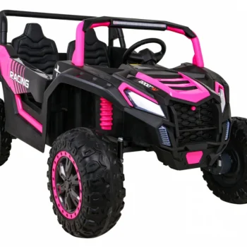 Atv Trkaći Buggy Za 2 Djece Roza + 4x4 Pogon + Daljinski Upravljač + Spori Start + Mp3 Led 10