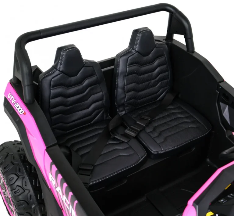 Atv Trkaći Buggy Za 2 Djece Roza + 4x4 Pogon + Daljinski Upravljač + Spori Start + Mp3 Led 11