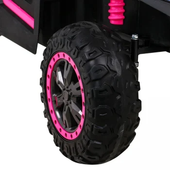 Atv Trkaći Buggy Za 2 Djece Roza + 4x4 Pogon + Daljinski Upravljač + Spori Start + Mp3 Led 15
