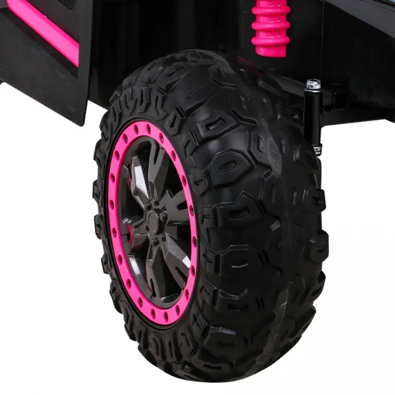 Atv Trkaći Buggy Za 2 Djece Roza + 4x4 Pogon + Daljinski Upravljač + Spori Start + Mp3 Led 15