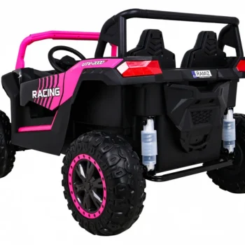 Atv Trkaći Buggy Za 2 Djece Roza + 4x4 Pogon + Daljinski Upravljač + Spori Start + Mp3 Led 5