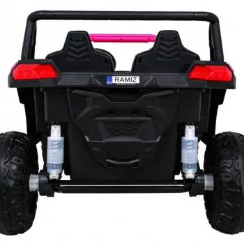 Atv Trkaći Buggy Za 2 Djece Roza + 4x4 Pogon + Daljinski Upravljač + Spori Start + Mp3 Led 6