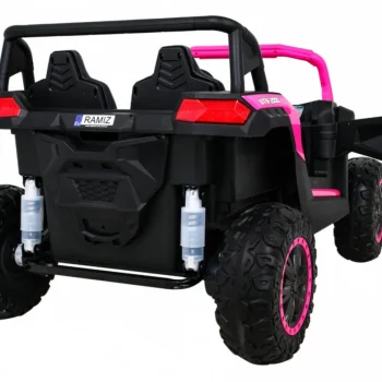 Atv Trkaći Buggy Za 2 Djece Roza + 4x4 Pogon + Daljinski Upravljač + Spori Start + Mp3 Led 9