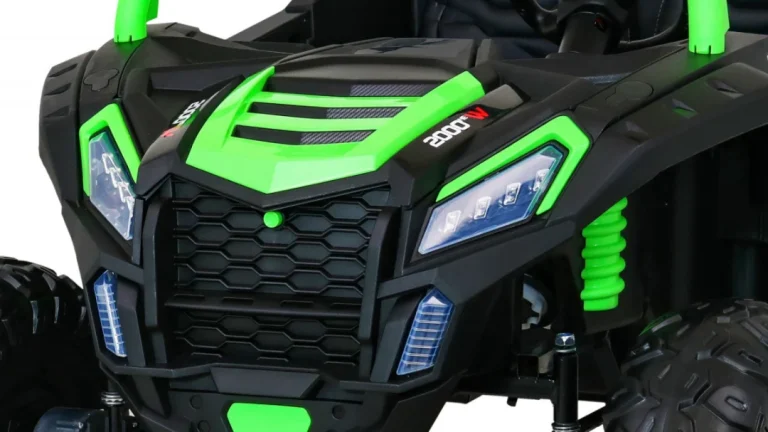 Atv Trkaći Buggy Za 2 Djece Zeleni + 4x4 Pogon + Daljinski Upravljač + Spori Start + Mp3 Led, Zelena 12