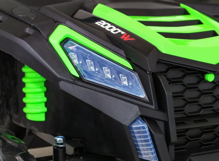 Atv Trkaći Buggy Za 2 Djece Zeleni + 4x4 Pogon + Daljinski Upravljač + Spori Start + Mp3 Led, Zelena 13