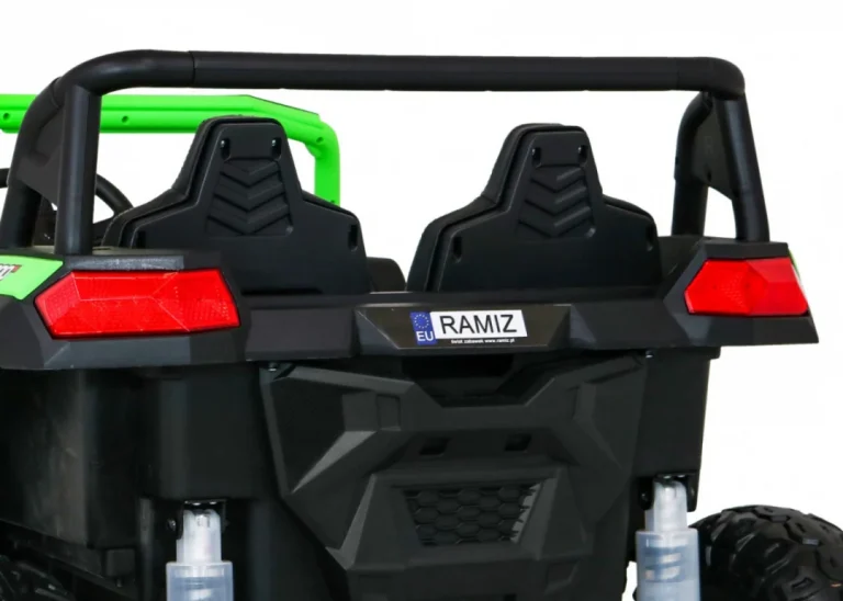 Atv Trkaći Buggy Za 2 Djece Zeleni + 4x4 Pogon + Daljinski Upravljač + Spori Start + Mp3 Led, Zelena 14