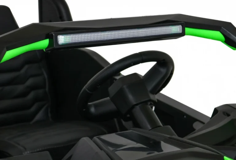 Atv Trkaći Buggy Za 2 Djece Zeleni + 4x4 Pogon + Daljinski Upravljač + Spori Start + Mp3 Led, Zelena 16