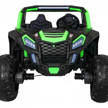 Atv Trkaći Buggy Za 2 Djece Zeleni + 4x4 Pogon + Daljinski Upravljač + Spori Start + Mp3 Led, Zelena 3
