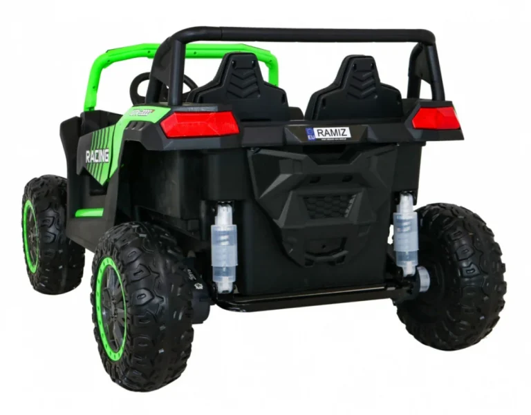 Atv Trkaći Buggy Za 2 Djece Zeleni + 4x4 Pogon + Daljinski Upravljač + Spori Start + Mp3 Led, Zelena 5