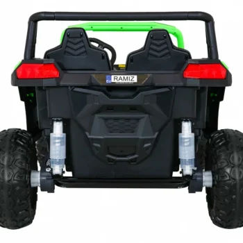 Atv Trkaći Buggy Za 2 Djece Zeleni + 4x4 Pogon + Daljinski Upravljač + Spori Start + Mp3 Led, Zelena 6
