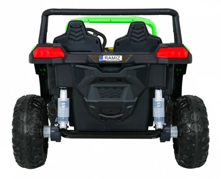 Atv Trkaći Buggy Za 2 Djece Zeleni + 4x4 Pogon + Daljinski Upravljač + Spori Start + Mp3 Led, Zelena 6