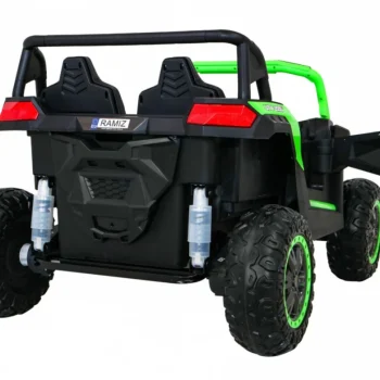 Atv Trkaći Buggy Za 2 Djece Zeleni + 4x4 Pogon + Daljinski Upravljač + Spori Start + Mp3 Led, Zelena 7