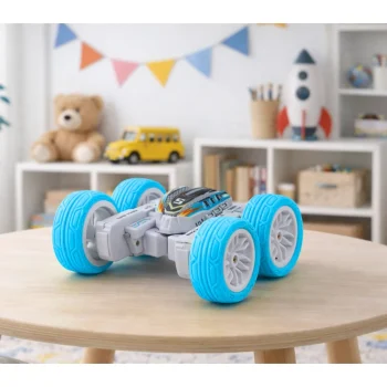 Akrobatski Terenski Automobil Na Daljinsko Upravljanje 360° Plavi 1:32 4