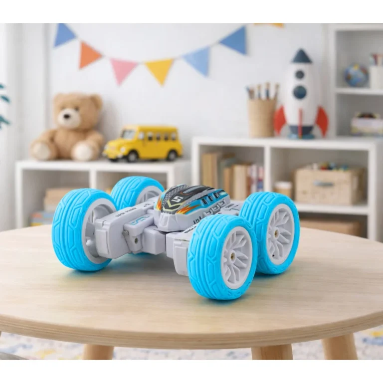 Akrobatski Terenski Automobil Na Daljinsko Upravljanje 360° Plavi 1:32 4