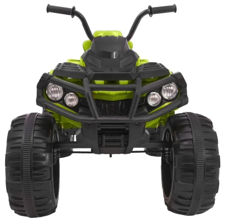 Akumulatorski Atv Quad Za Djecu Zeleni + Eva Kotači + Mp3 Radio + Led + Spori Start, Zelena Quad Na Akumulator 3