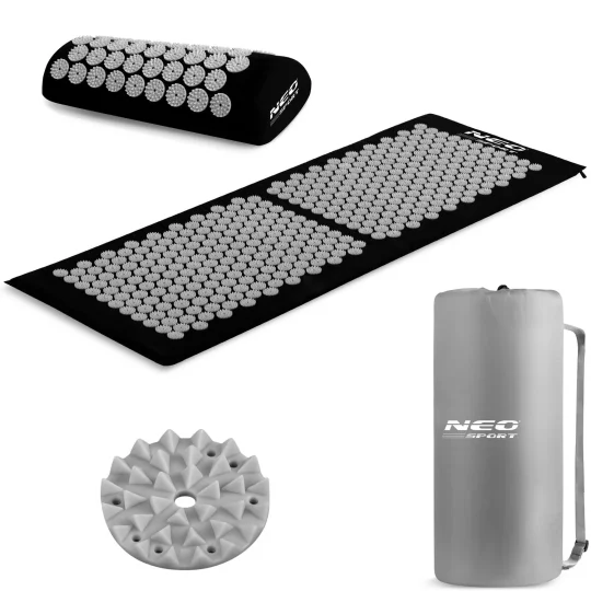 Akupresurna Prostirka S Bodljama Neo Sport Ns 901, Crna I Siva 1