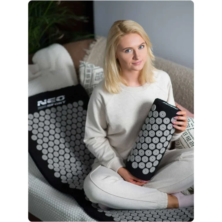 Akupresurna Prostirka S Bodljama Neo Sport Ns 901, Crna I Siva 9