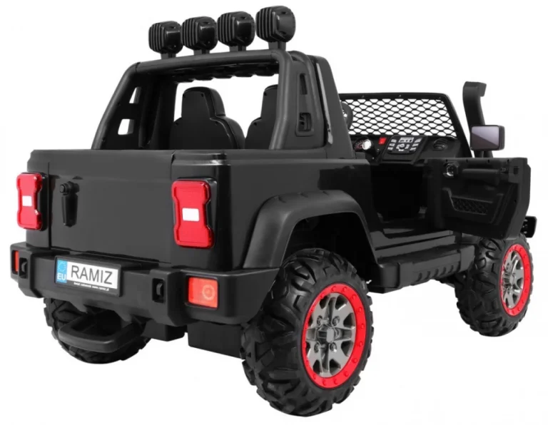 Allroad Terenski Auto 4x4 Za 2 Djece, Crni 10