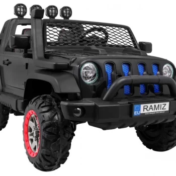 Allroad Terenski Auto 4x4 Za 2 Djece, Crni 11