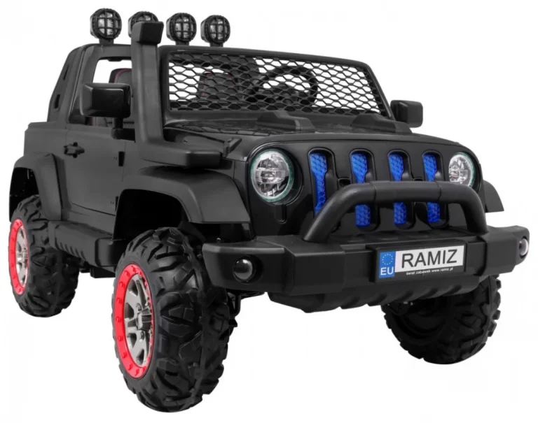 Allroad Terenski Auto 4x4 Za 2 Djece, Crni 11