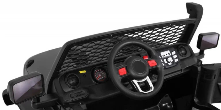 Allroad Terenski Auto 4x4 Za 2 Djece, Crni 8