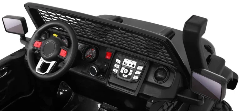Allroad Terenski Auto 4x4 Za 2 Djece, Crni 9