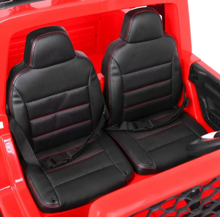 Allroad Terenski Automobil Za 2 Djece Crveni + 4x4 Pogon + Daljinski Upravljač + Spori, Crvena 13