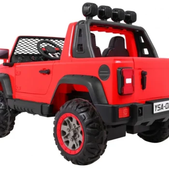 Allroad Terenski Automobil Za 2 Djece Crveni + 4x4 Pogon + Daljinski Upravljač + Spori, Crvena 4