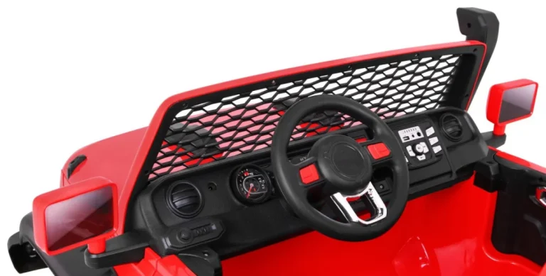 Allroad Terenski Automobil Za 2 Djece Crveni + 4x4 Pogon + Daljinski Upravljač + Spori, Crvena 5