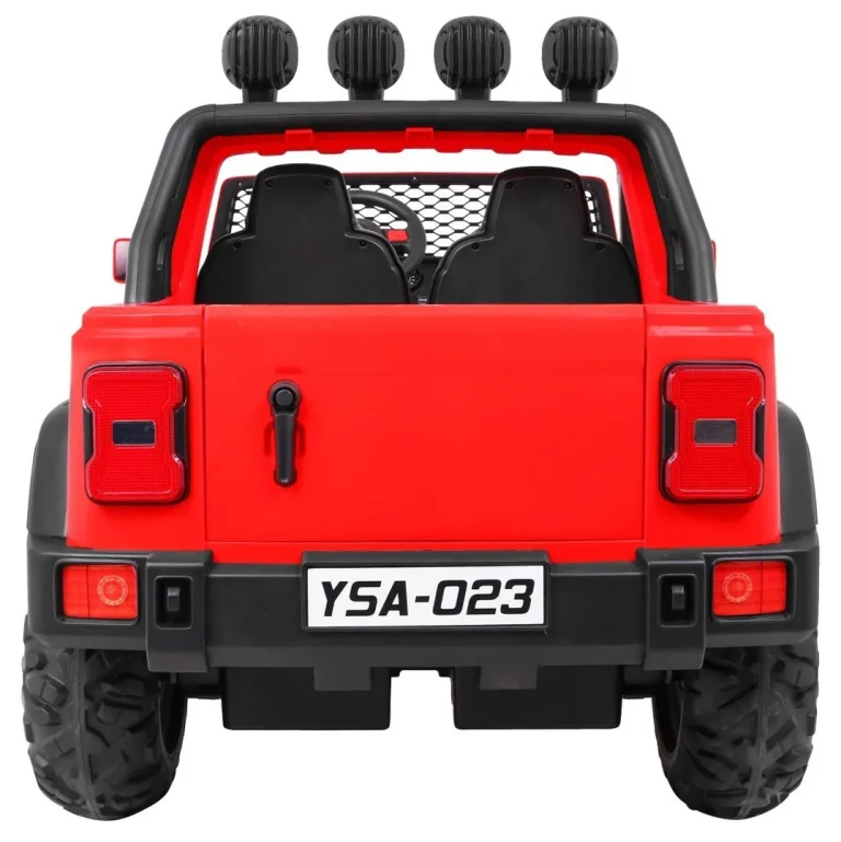 Allroad Terenski Automobil Za 2 Djece Crveni + 4x4 Pogon + Daljinski Upravljač + Spori, Crvena 6