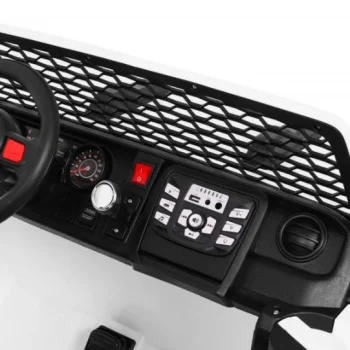 Allroad Terensko Vozilo Za 2 Djece, Bijela Boja + 4x4 Pogon + Daljinski Upravljač 10
